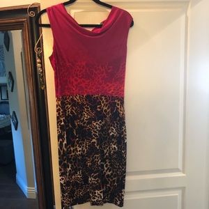 Calvin Klein Dress Animal print. Mid length